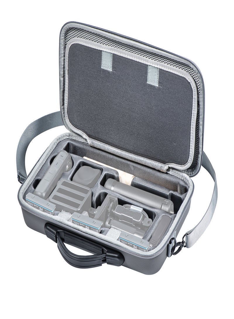 ستارت آر سي حقيبة حمل وتخزين محمولة لكاميرا رياضية، حقيبة واقية مقاومة للصدمات مزودة بحزام كتف، متوافقة مع كاميرا Insta360 X4 وملحقاتها - Image 3